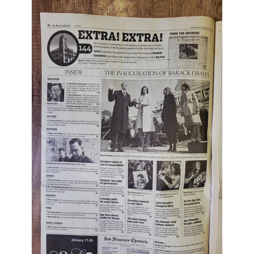 2009 Jan 21: President OBAMA Inauguration Day Special - NY Times New York